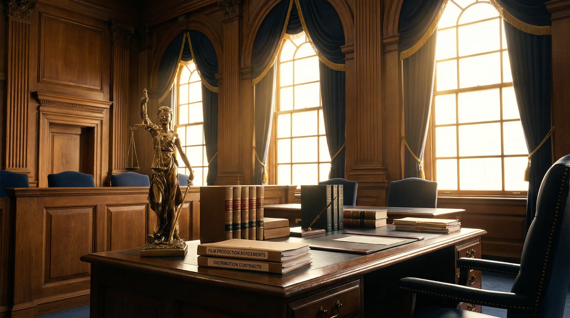 影视法务通 成功案例 - 法庭诉讼维权现场